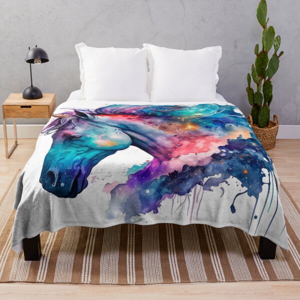Item preview, Cosmic watercolor unic #80 unicorn designed and sold by LaElee.