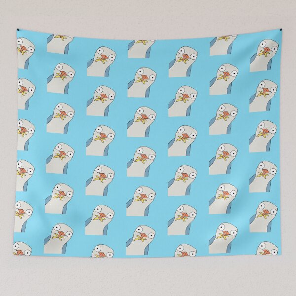 Item preview, The Chip Thief - Seagull with chips designed and sold by elisegowdesigns.