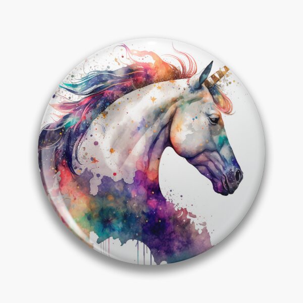Artikelvorschau, Cosmic watercolor unic #81 unicorn entworfen und verkauft von LaElee.