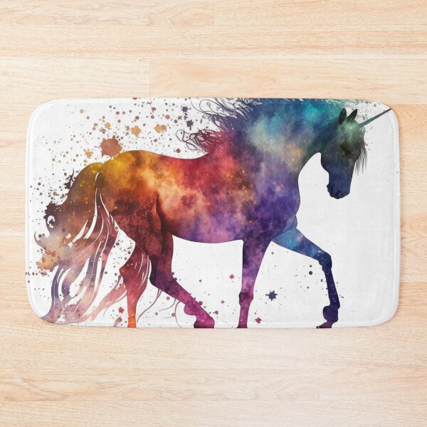 Item preview, Cosmic watercolor unic #82 unicorn designed and sold by LaElee.