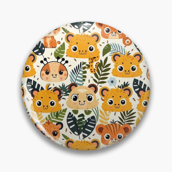 Item preview, Cute animals pattern kawaii style designed and sold by AI Creations ⭐⭐⭐⭐⭐.