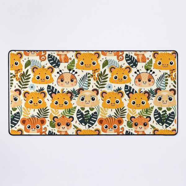 Item preview, Cute animals pattern kawaii style designed and sold by AI Creations ⭐⭐⭐⭐⭐.