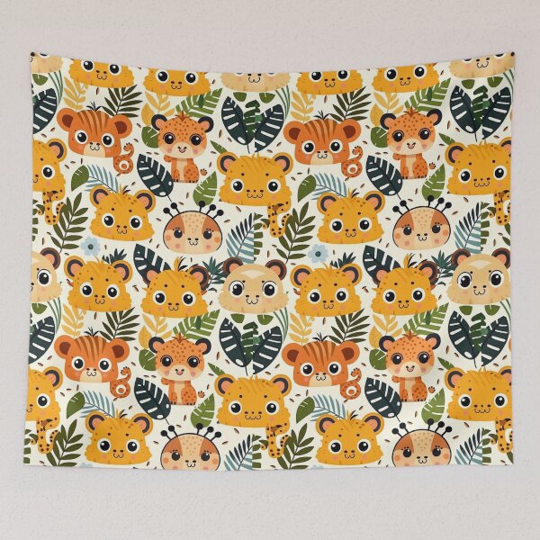Item preview, Cute animals pattern kawaii style designed and sold by AI Creations ⭐⭐⭐⭐⭐.