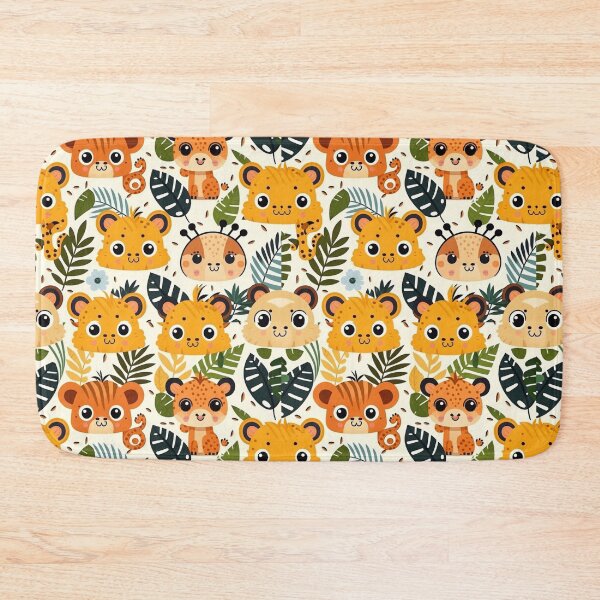 Item preview, Cute animals pattern kawaii style designed and sold by AI Creations ⭐⭐⭐⭐⭐.