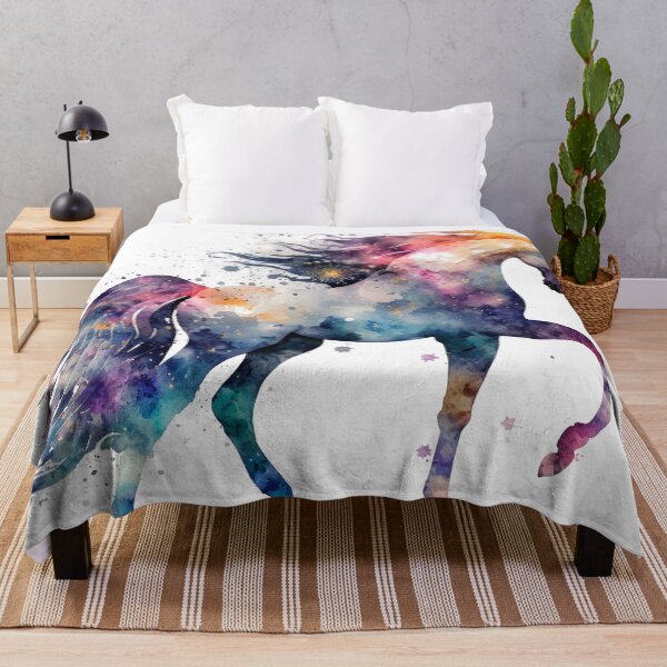 Item preview, Cosmic watercolor unic #83 unicorn designed and sold by LaElee.