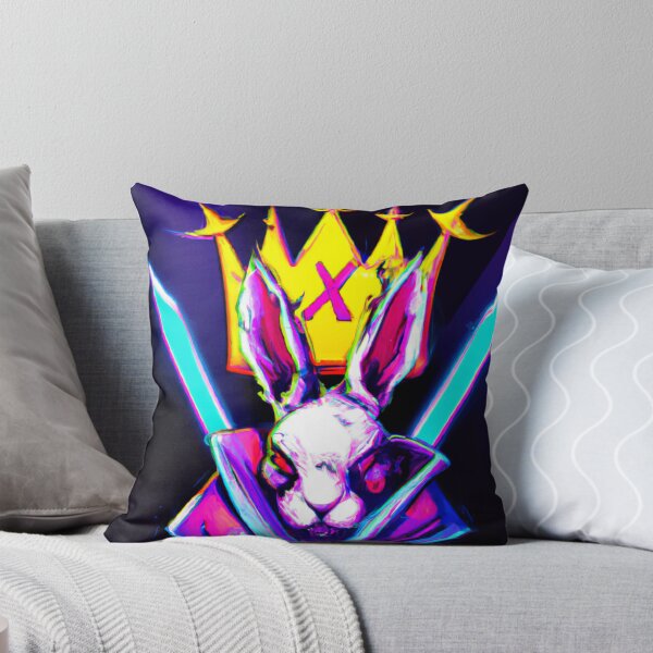 Item preview, Cyberpunk King Rabbit Bunny Lunar Year Digital Art designed and sold by ValDiya.