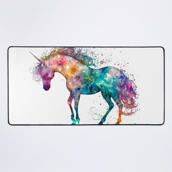Item preview, Cosmic watercolor unic #84 unicorn designed and sold by LaElee.