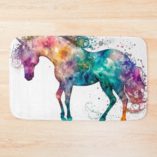 Item preview, Cosmic watercolor unic #84 unicorn designed and sold by LaElee.