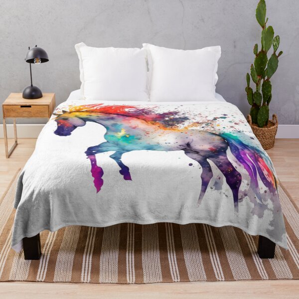 Item preview, Cosmic watercolor unic #84 unicorn designed and sold by LaElee.