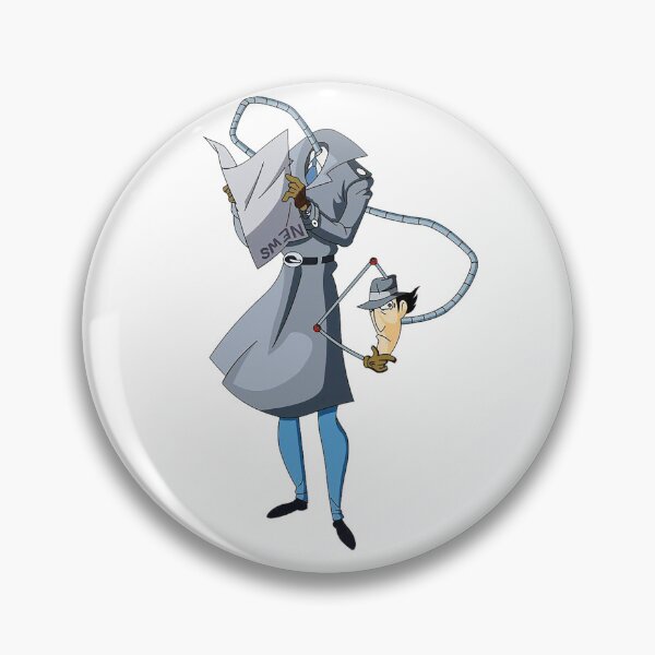 Item preview, inspector gadget reading newspaper designed and sold by Carolinehe56.