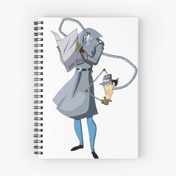 Item preview, inspector gadget reading newspaper designed and sold by Carolinehe56.