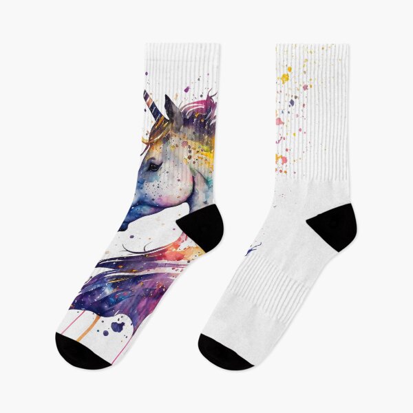 Item preview, Cosmic watercolor unic #86 unicorn designed and sold by LaElee.