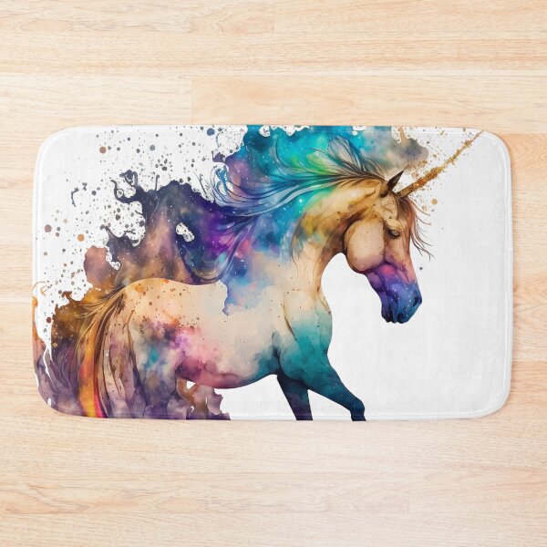 Item preview, Cosmic watercolor unic #86 unicorn designed and sold by LaElee.
