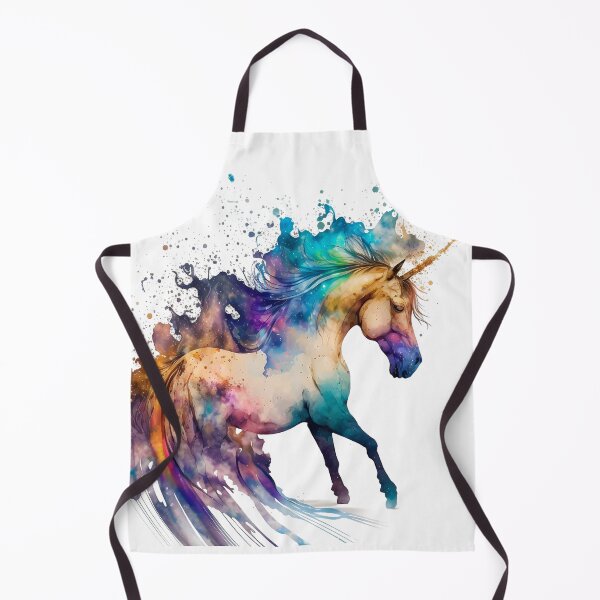 Item preview, Cosmic watercolor unic #86 unicorn designed and sold by LaElee.