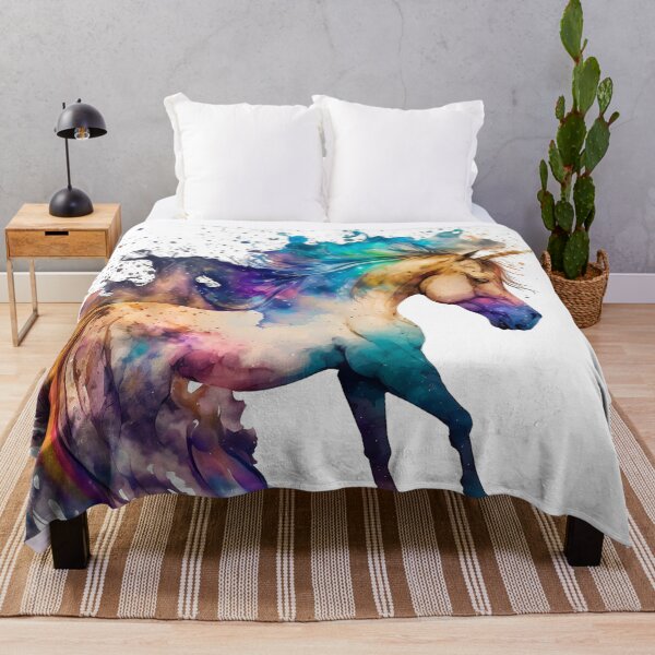 Item preview, Cosmic watercolor unic #86 unicorn designed and sold by LaElee.