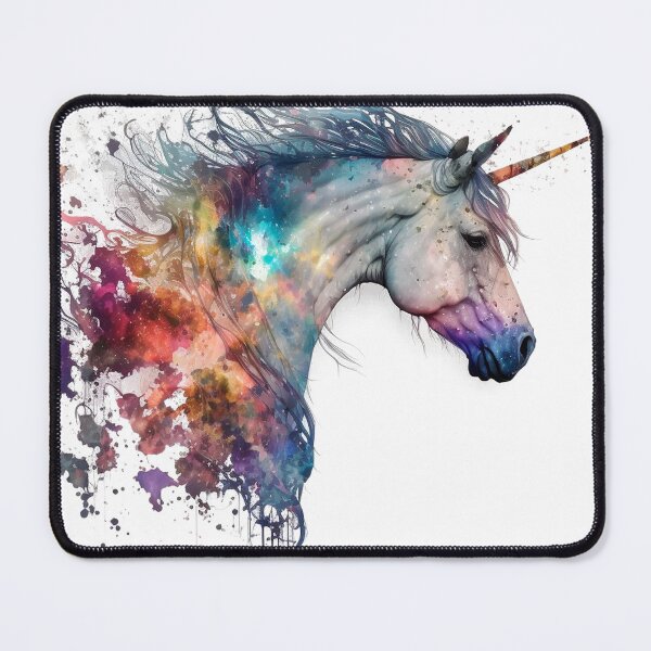 Item preview, Cosmic watercolor unic #87 unicorn designed and sold by LaElee.