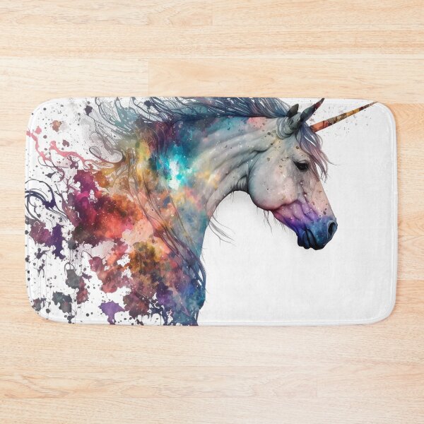 Item preview, Cosmic watercolor unic #87 unicorn designed and sold by LaElee.