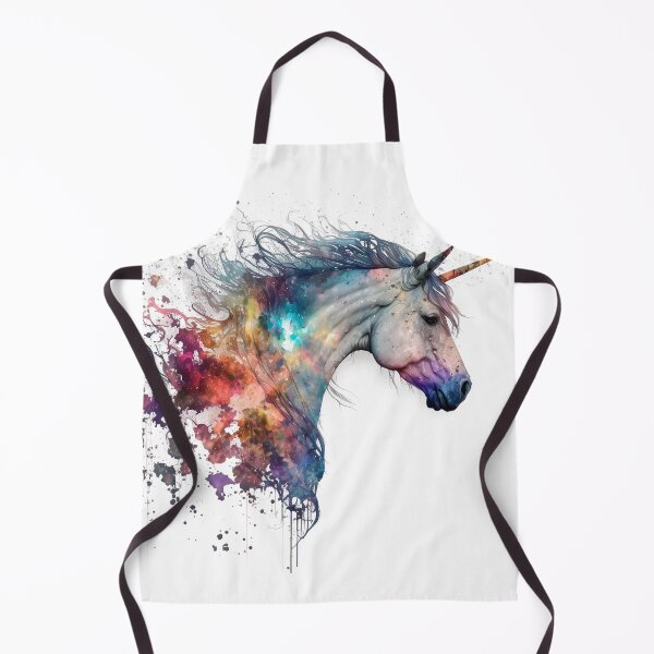 Item preview, Cosmic watercolor unic #87 unicorn designed and sold by LaElee.