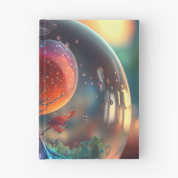 Item preview, An apple made of glass with a tiny fantasy world inside 7 designed and sold by jetaiart.