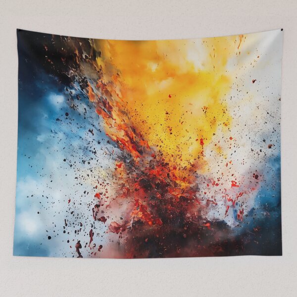 Item preview, volcanic eruption designed and sold by Jaroslav Hubert.