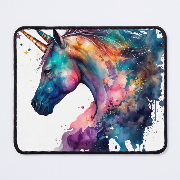 Item preview, Cosmic watercolor unic #88 unicorn designed and sold by LaElee.