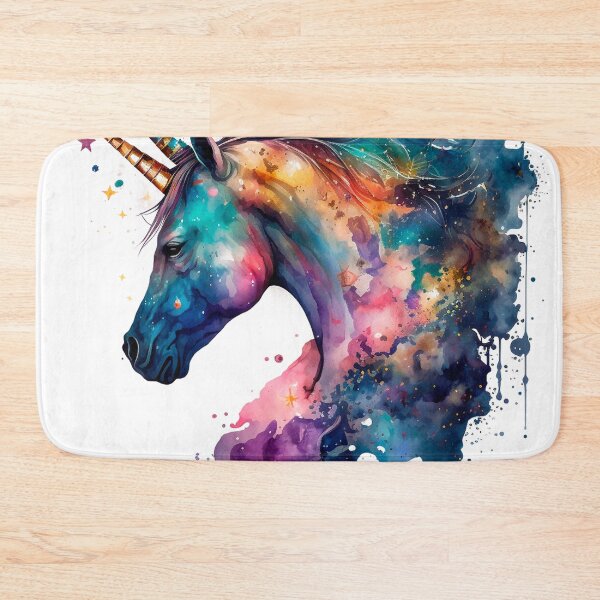 Item preview, Cosmic watercolor unic #88 unicorn designed and sold by LaElee.