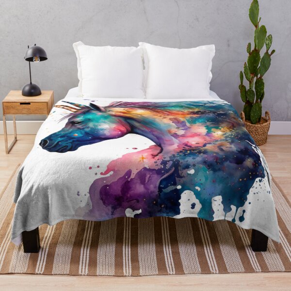 Item preview, Cosmic watercolor unic #88 unicorn designed and sold by LaElee.