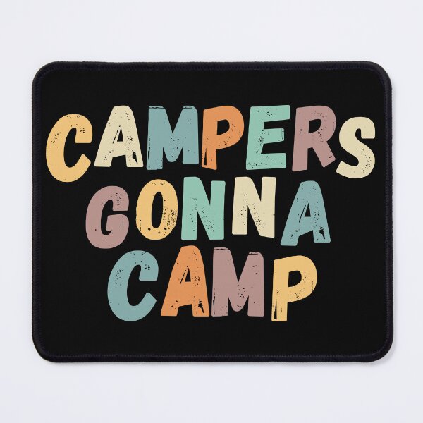 Item preview, Campers gonna camp! Vintage retro bright designed and sold by Line2Rhyme.