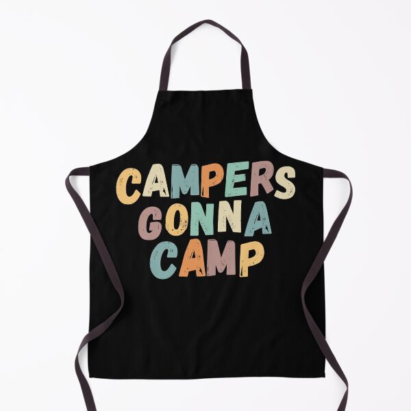 Item preview, Campers gonna camp! Vintage retro bright designed and sold by Line2Rhyme.