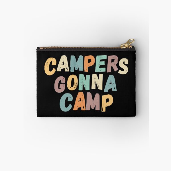 Item preview, Campers gonna camp! Vintage retro bright designed and sold by Line2Rhyme.
