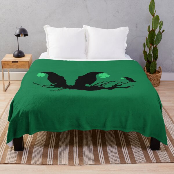Item preview, Lucky Patrick's Day silhouette crows designed and sold by vibeno1.