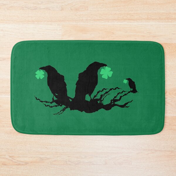 Item preview, Lucky Patrick's Day silhouette crows designed and sold by vibeno1.