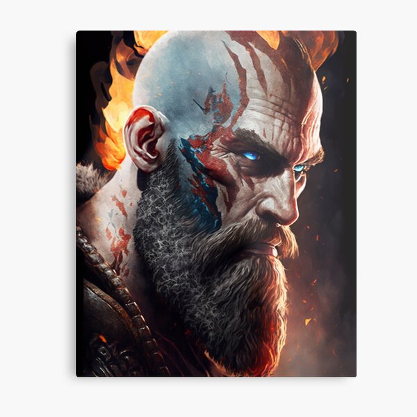 Kratos - Rage of Sparta  God of War Ragnarok Art Board Print for