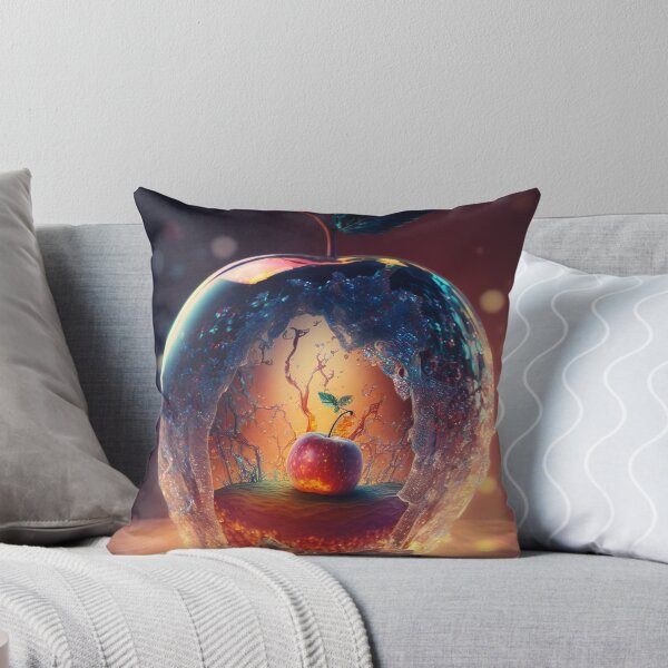 Item preview, An apple made of glass with a tiny fantasy world inside 8 designed and sold by jetaiart.