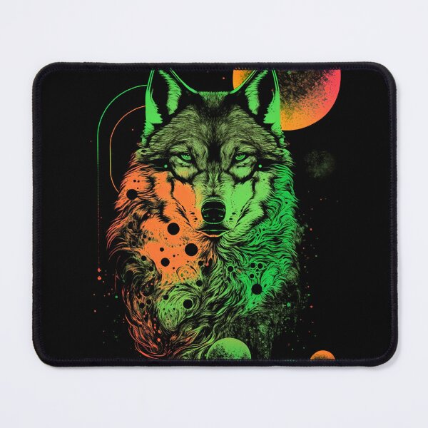 Item preview, Wolf surrounded by planets designed and sold by Anderson Ferreira.