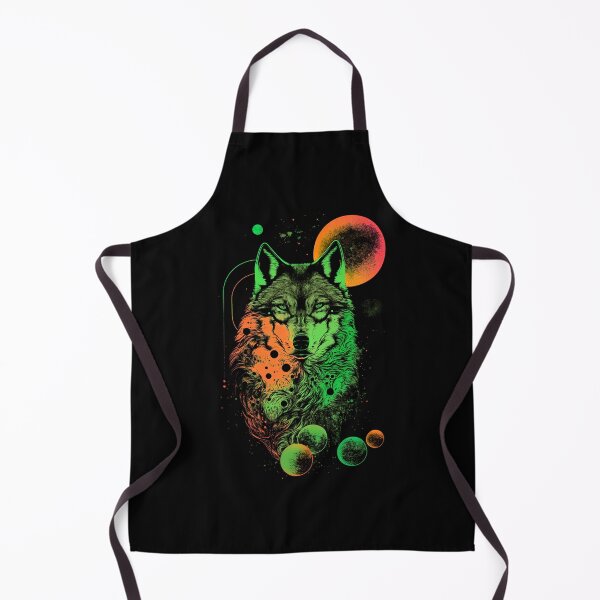 Item preview, Wolf surrounded by planets designed and sold by Anderson Ferreira.