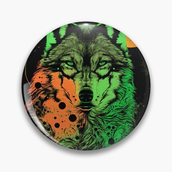 Item preview, Wolf surrounded by planets designed and sold by Anderson Ferreira.