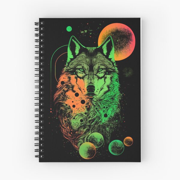 Item preview, Wolf surrounded by planets designed and sold by Anderson Ferreira.