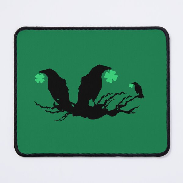 Item preview, Lucky Patrick's Day silhouette crows designed and sold by vibeno1.
