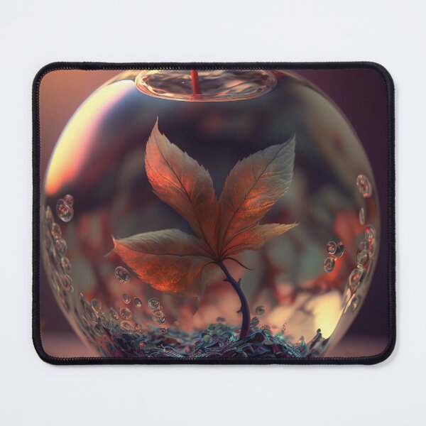 Item preview, An apple made of glass with a tiny fantasy world inside 9 designed and sold by jetaiart.