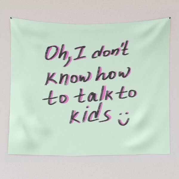 Item preview, OH, I dont know how to talk to kids designed and sold by pinkyfish1010.
