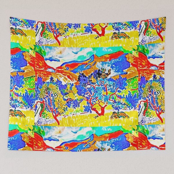 Item preview,  André Derain, Mountains at Collioure, 1905 designed and sold by CristalleLisa.