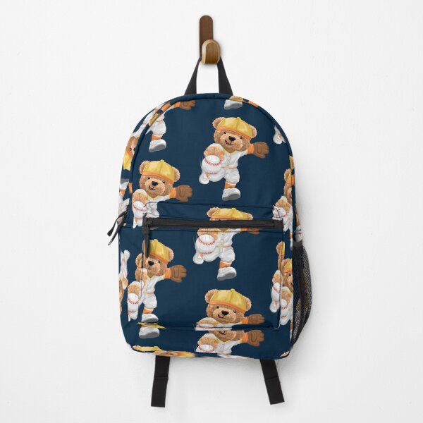 Item preview, Hand drawn teddy bear illustration playing baseball designed and sold by Bhonard 21.