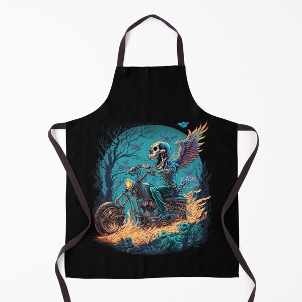 Item preview, Skeleton riding a motorcycle designed and sold by pxdg.