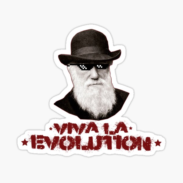 Artikel-Vorschau von Viva la Evolution Charles Darwin, designt und verkauft von nerdchild.