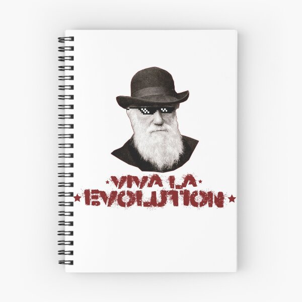 Item preview, Viva la Evolution Charles Darwin designed and sold by nerdchild.