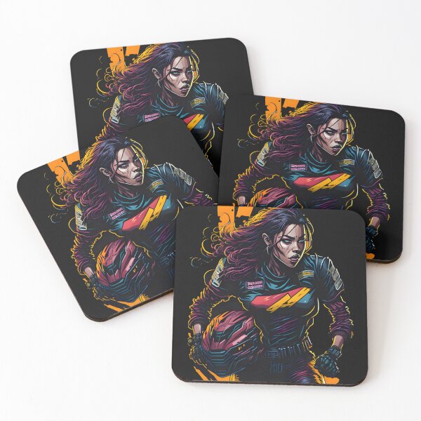 Item preview, Fearless Female Motocross Player - Support Women In Sports designed and sold by Chromatic-Art.