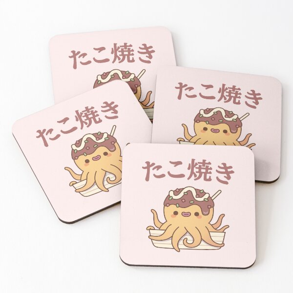 Item preview, Cute Octopus Japanese Takoyaki Snack Food designed and sold by rustydoodle.
