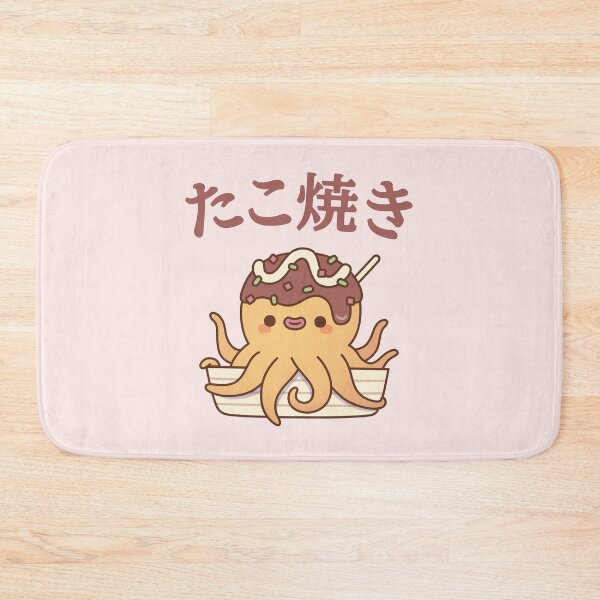 Item preview, Cute Octopus Japanese Takoyaki Snack Food designed and sold by rustydoodle.