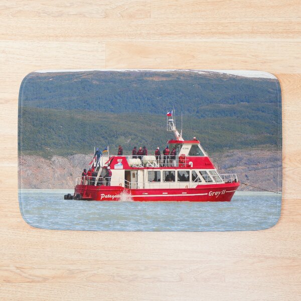Item preview, Boat on Lago Grey, Patagonia, Chile designed and sold by FranWest.